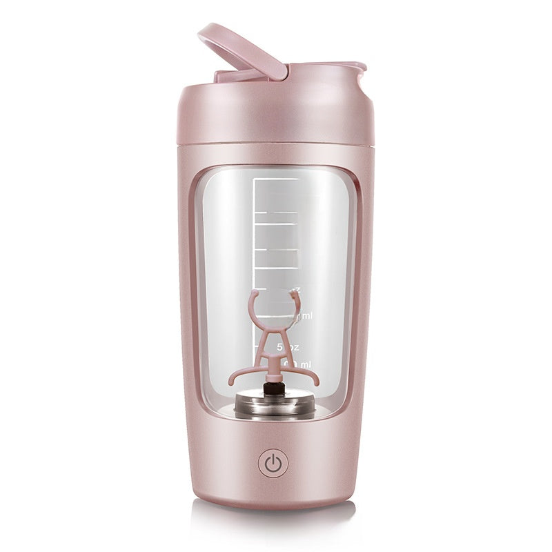 Fully automatic mixing cup with charging function