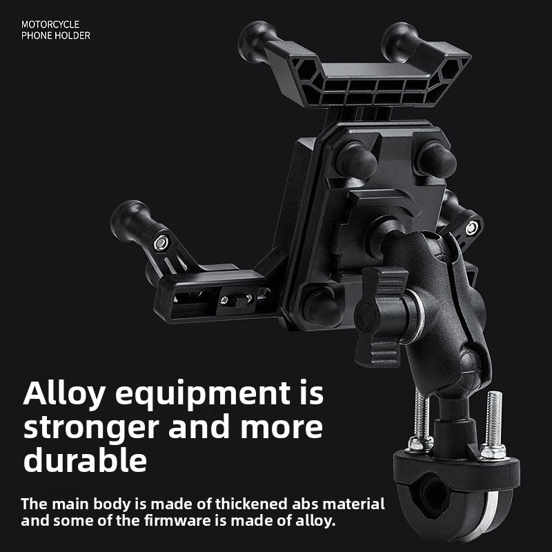 Electric vehicle shock-proof mobile phone holder