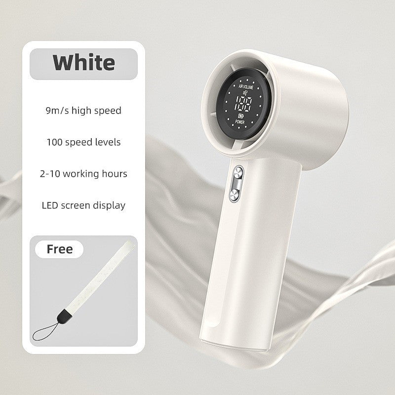 100-Speed USB Rechargeable Handheld Fan