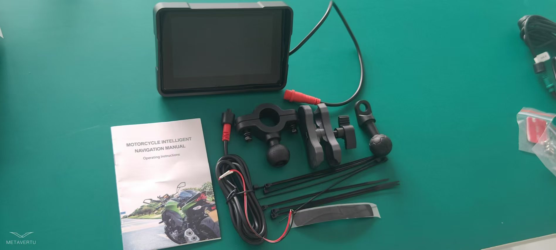 Motorcycle wireless navigation device