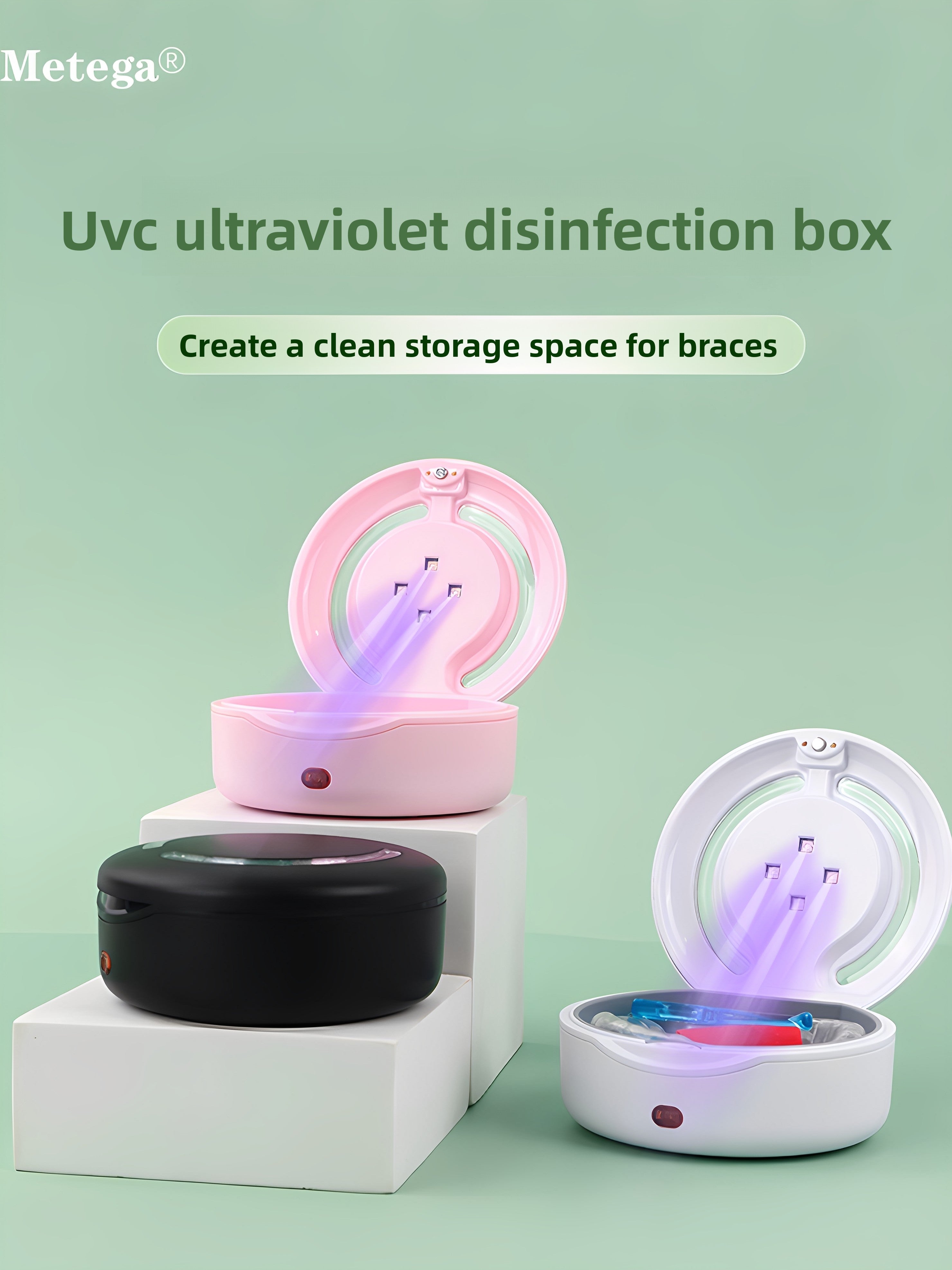 Ultraviolet toothbrush disinfection box