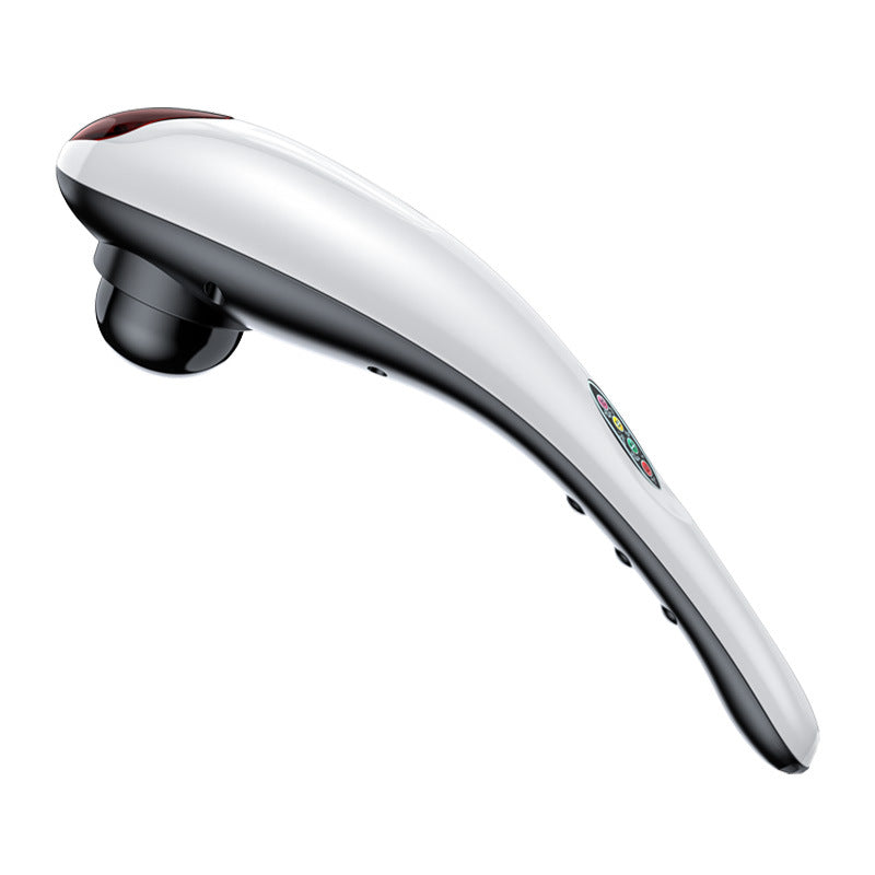 Handheld Dolphin Electric Massager with 3 Interchangeable Heads