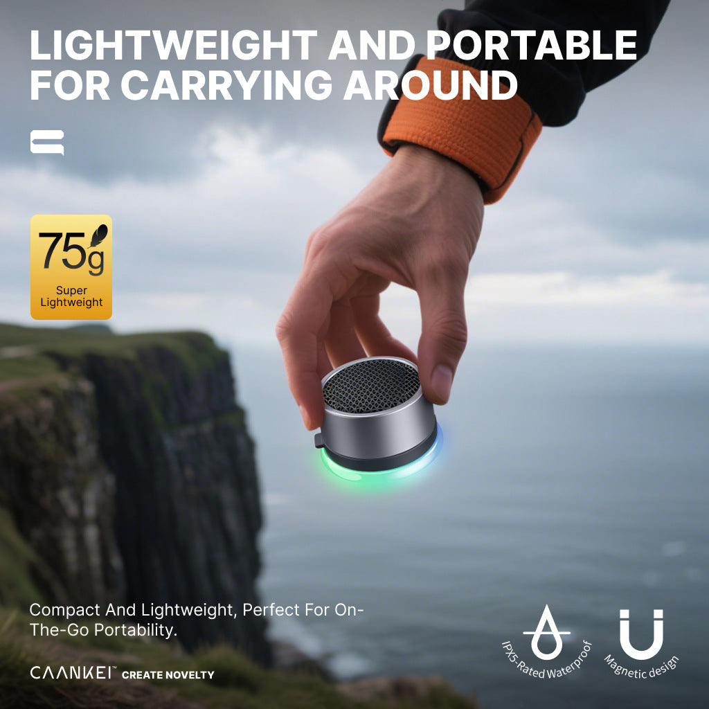 Magnetic Bluetooth Speaker Portable Outdoor RGB Light