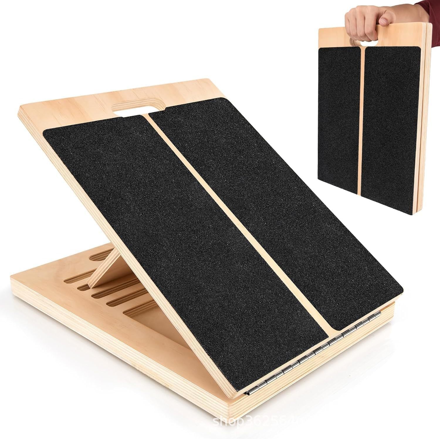 Foldable wooden tensioning bar
