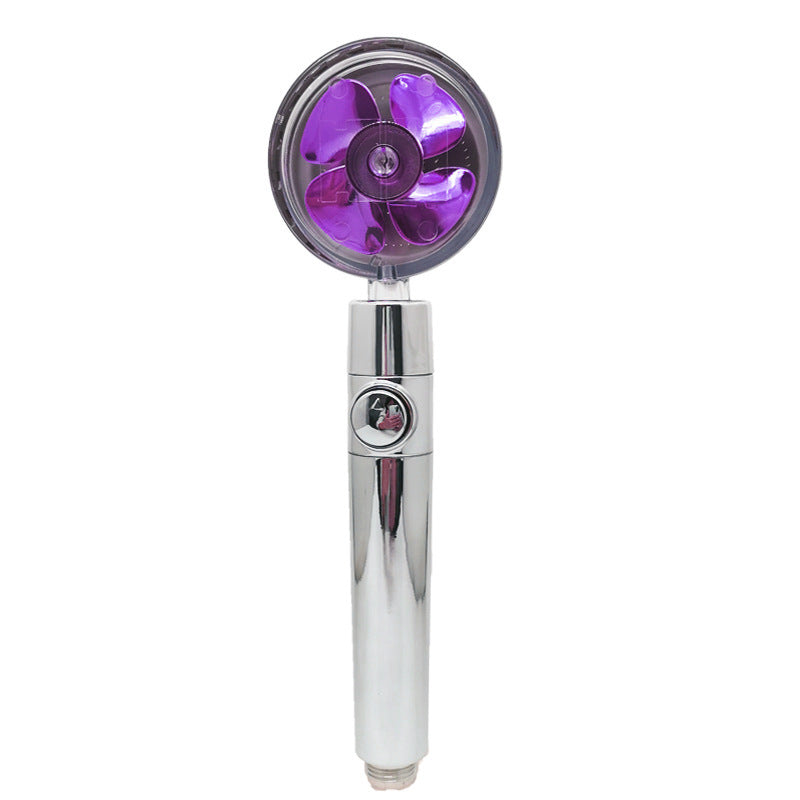 Turbocharged Adjustable Shower Head with Multiple Spray Modes