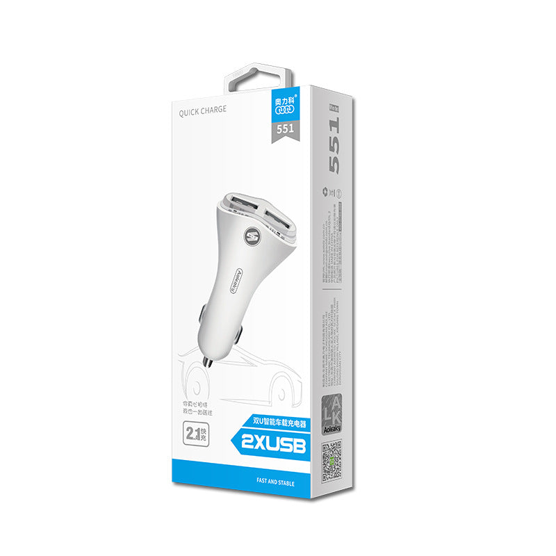 Car car charger 2.1A dual-port USB charger