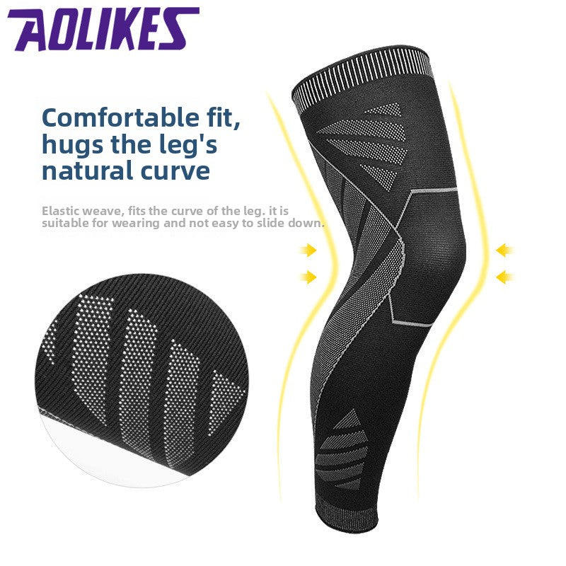 Compression Sports Leg Guards for Running and Cycling
