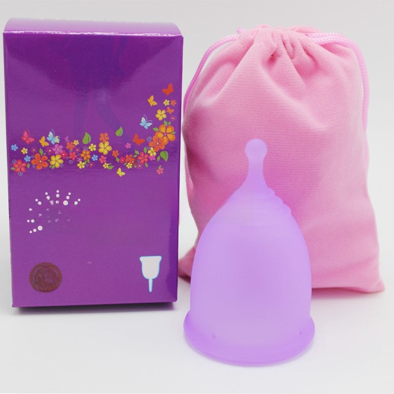 Reusable silicone menstrual cups