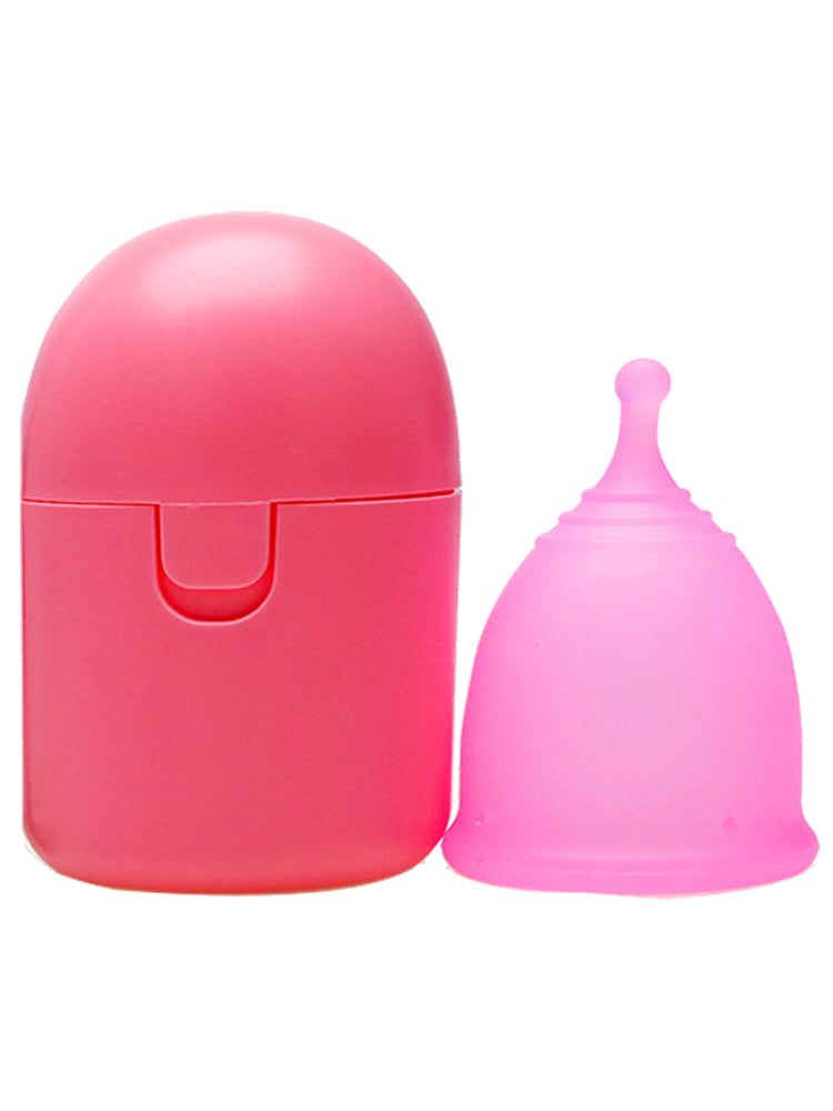 Reusable silicone menstrual cups