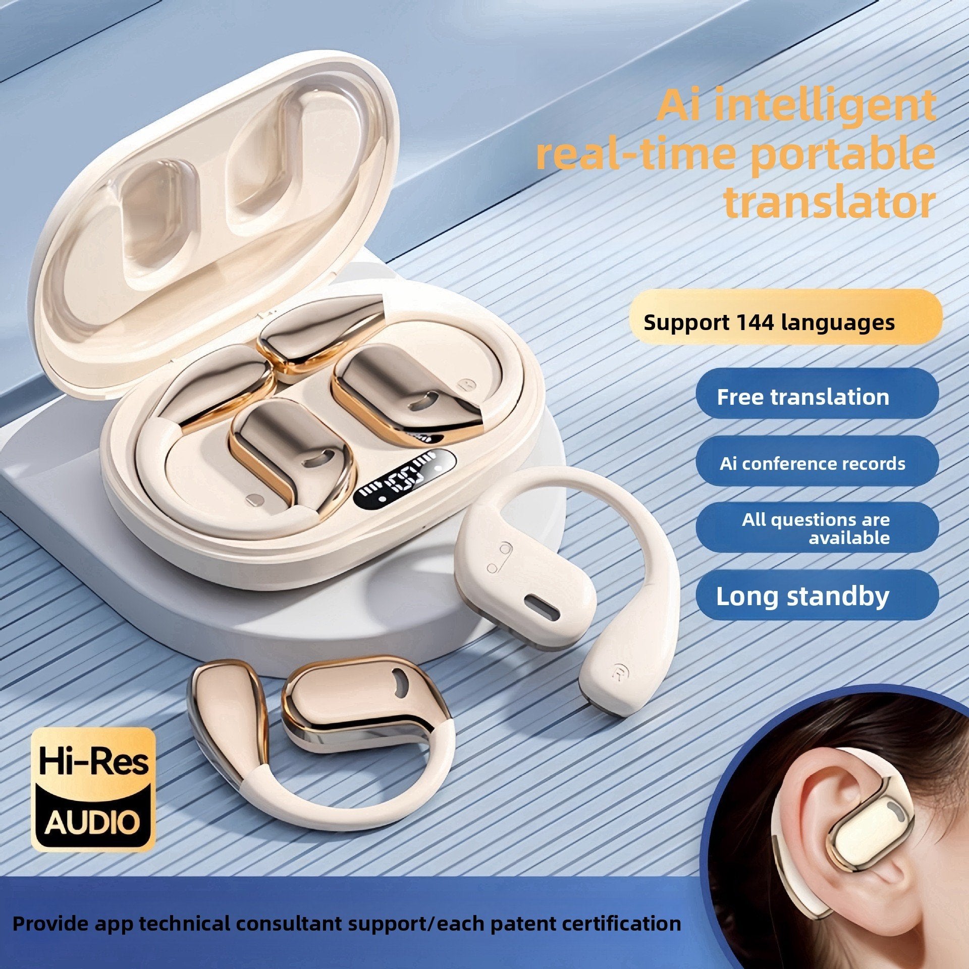 "Translate Bluetooth headphones"