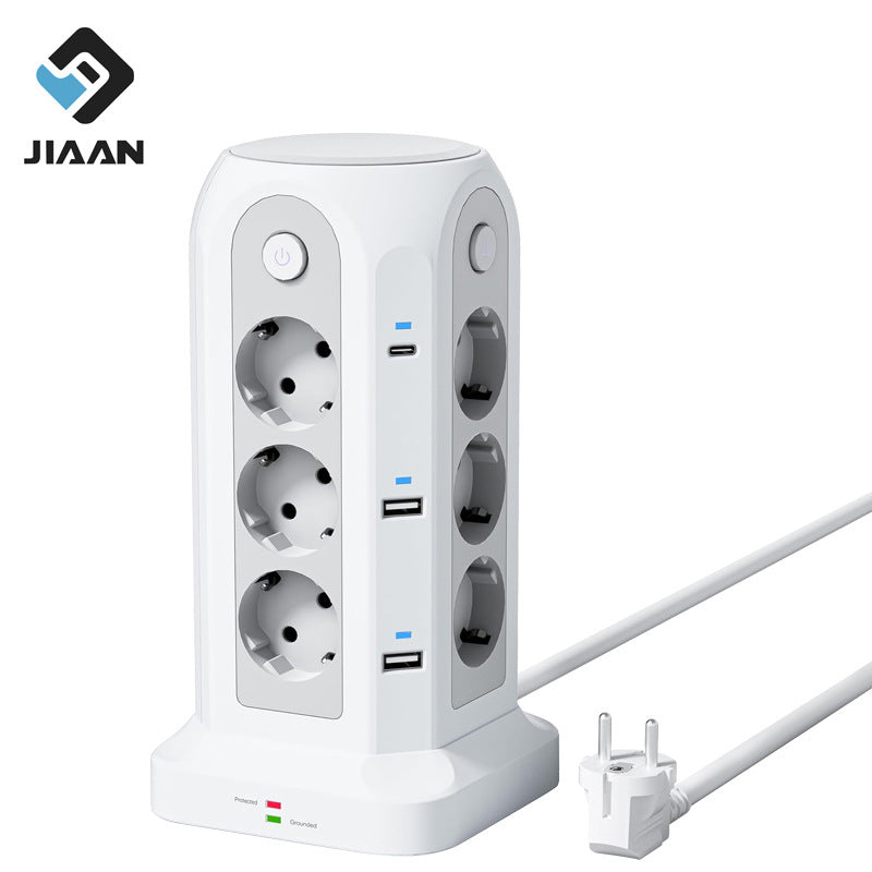 Multi-functional multi-hole wiring socket