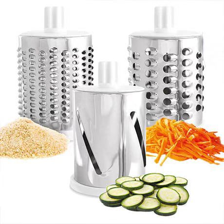 Multifunctional Hand-Cranked Vegetable Slicer with Grater