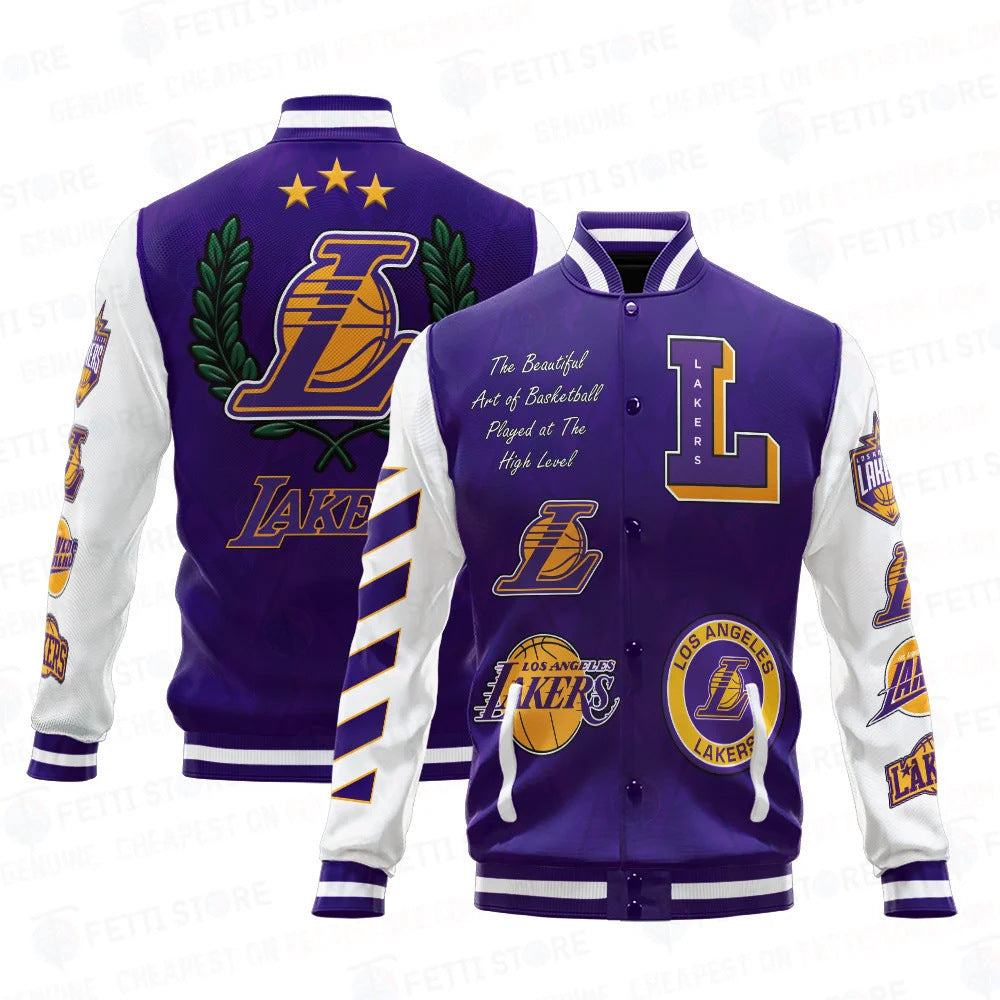 Standing collar baseball jacket