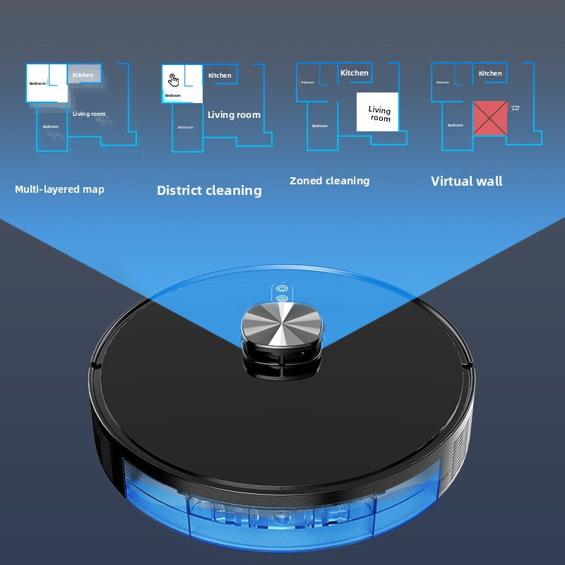 Laser intelligent floor cleaning robot