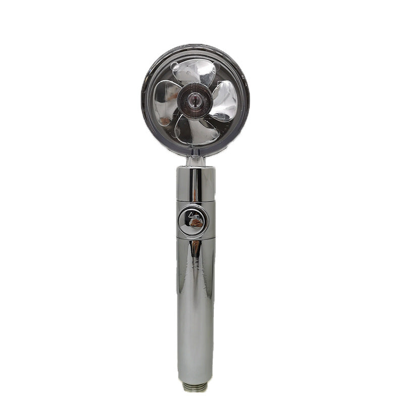 Turbocharged Adjustable Shower Head with Multiple Spray Modes