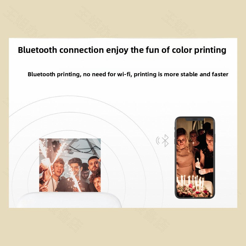 Hanyin MT53 Portable Bluetooth Zink Photo Printer