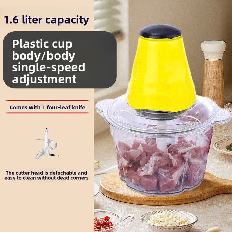 Small household stainless steel meat grinder