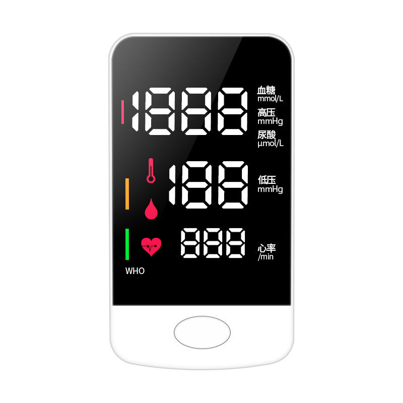Blood Pressure Blood Sugar Uric Acid Heart Rate Multi-Parameter Monitor
