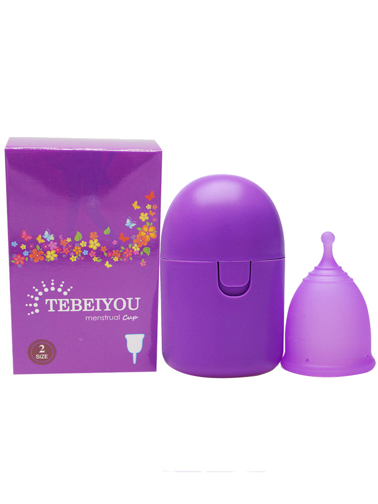 Reusable silicone menstrual cups