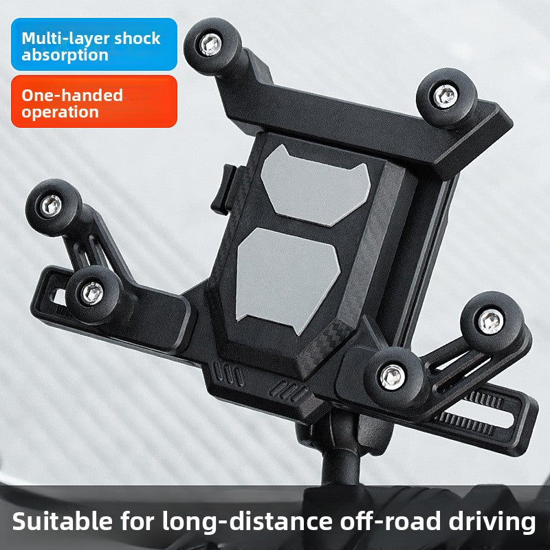 Electric vehicle shock-proof mobile phone holder