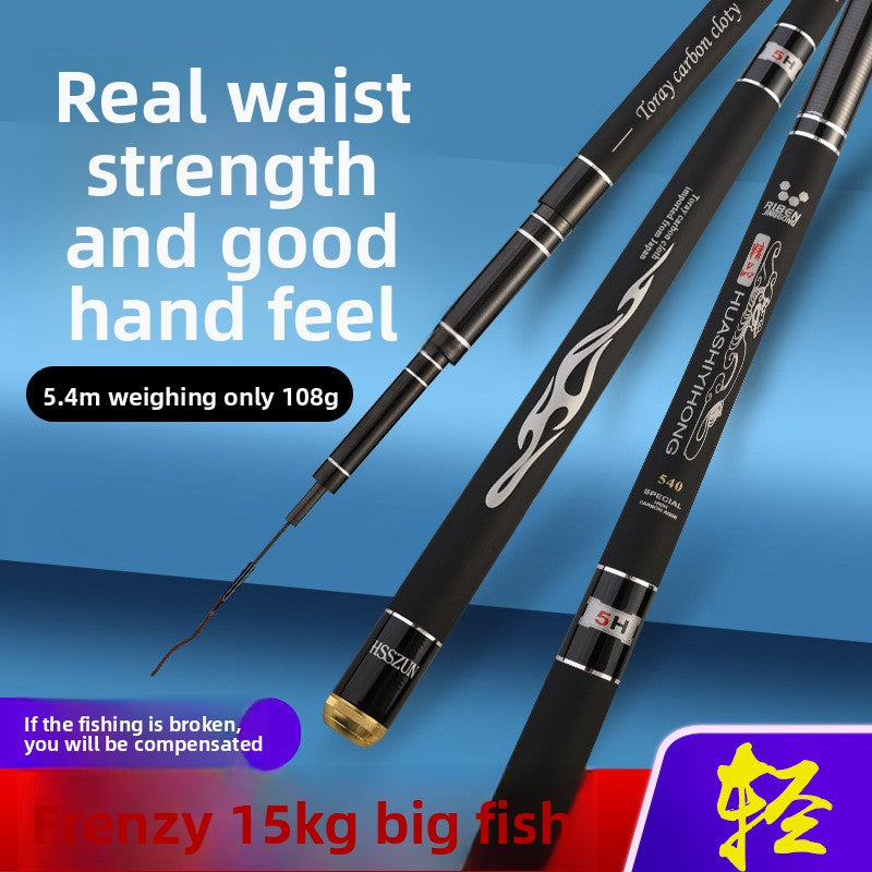 Carbon Fiber Telescopic Fishing Rod