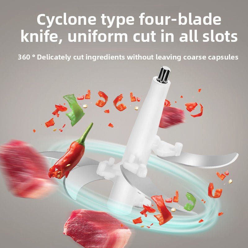 Small household stainless steel meat grinder