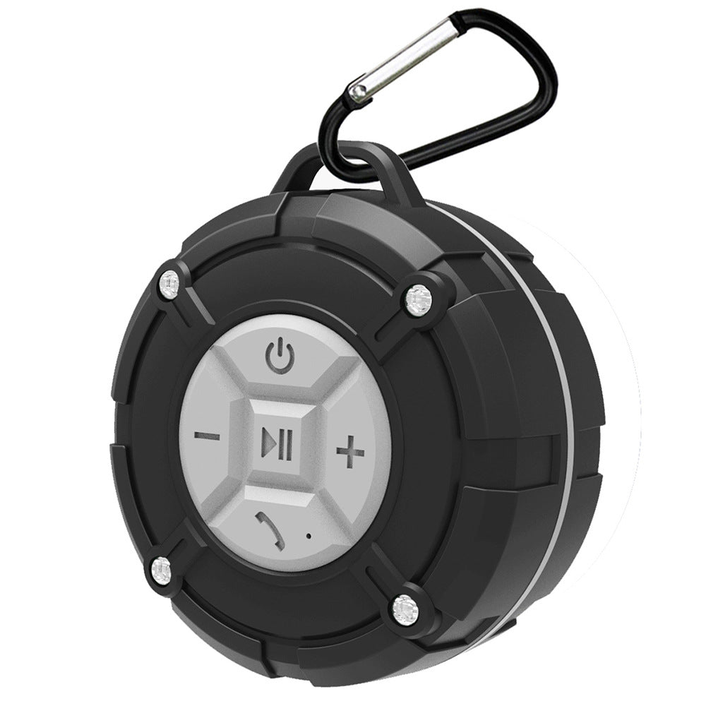Waterproof Bluetooth Speaker with Suction Cup and Hook