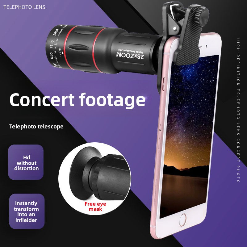 Mobile phone telephoto lens