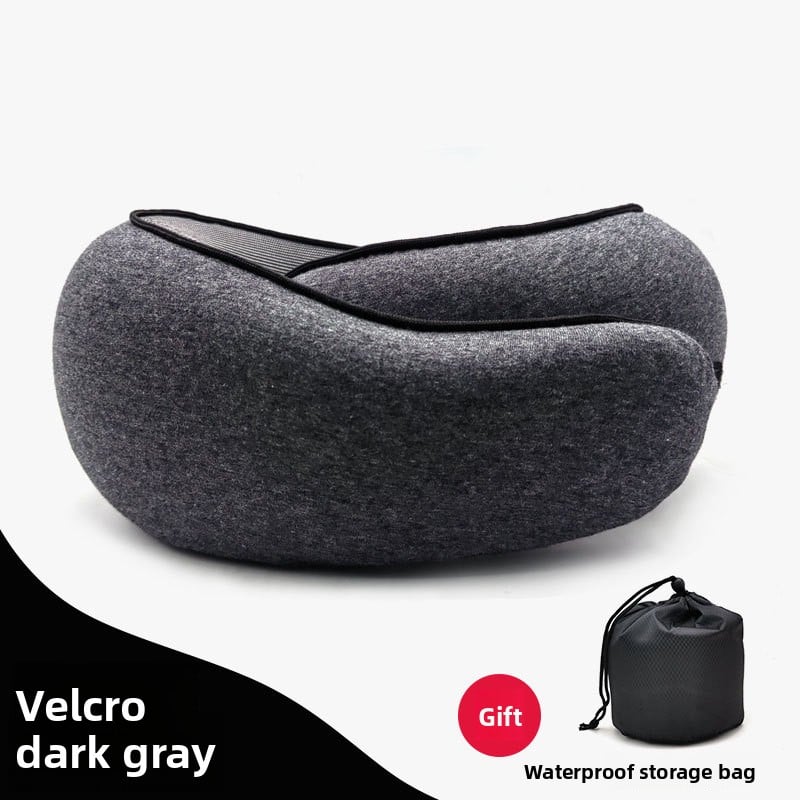 A U-shaped neck guard pillow that can be stored