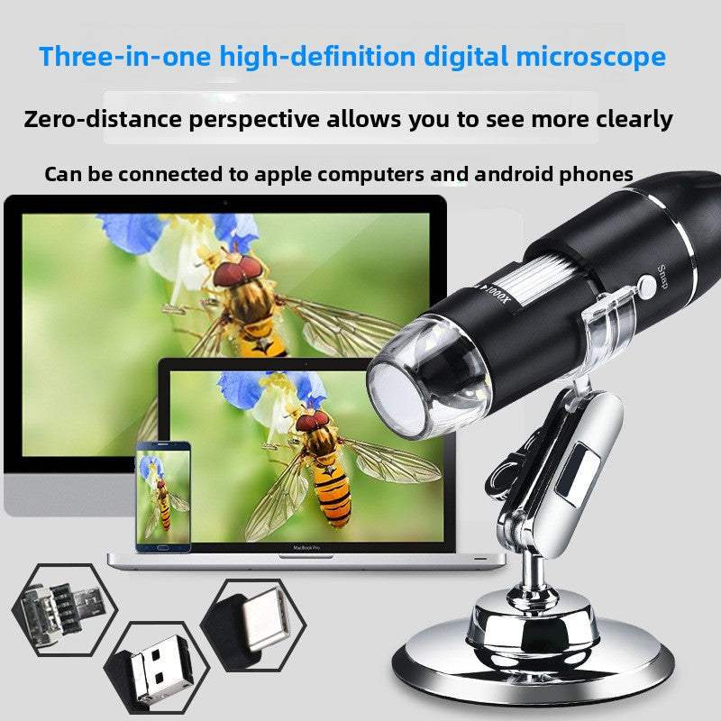 HD 1600X three-in-one microscope