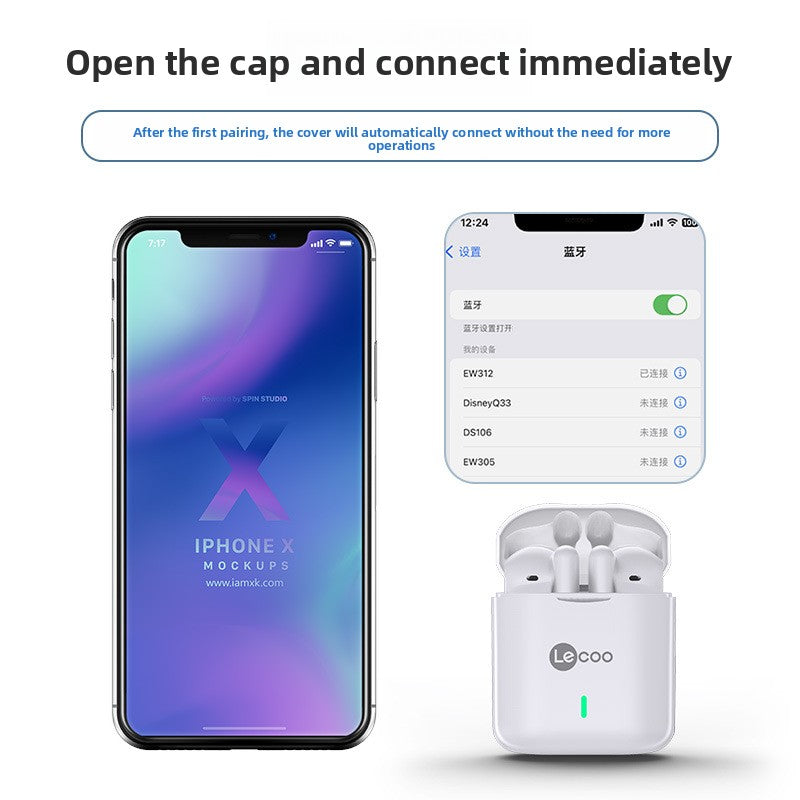 Bluetooth Headset with Noise Reduction and Long Battery Life