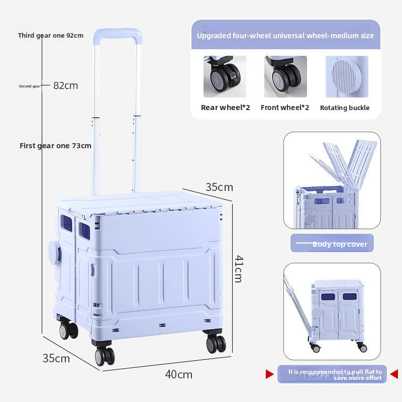 Foldable Portable Shopping Cart