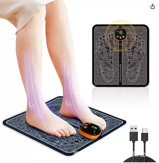 EMS Foot Massager with Heat and Pulse Therapy