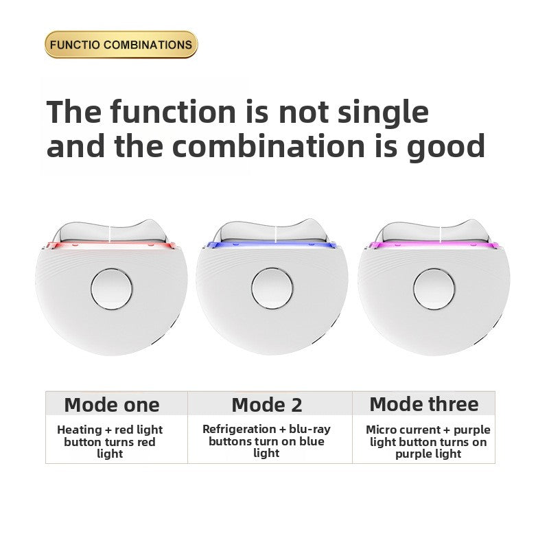 Cold compress ice sensation home facial massage device