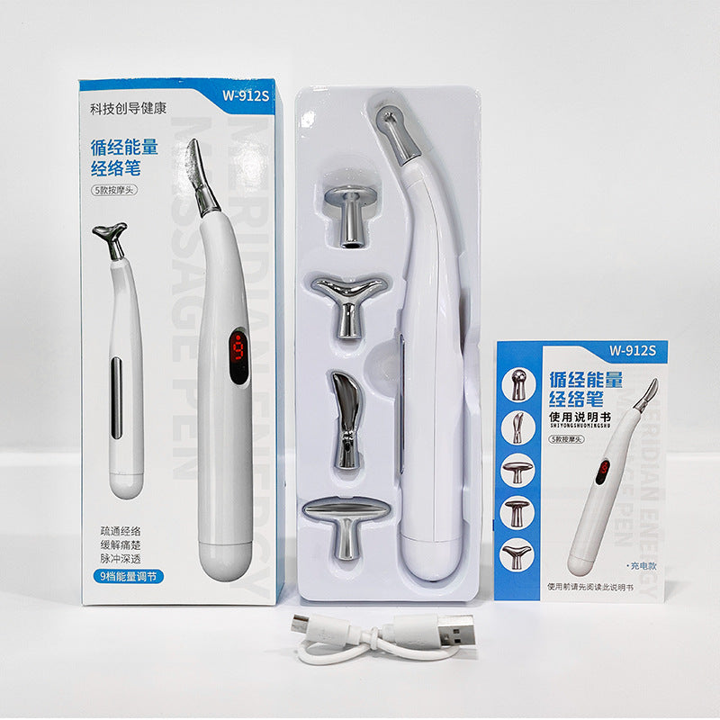 5-head Rechargeable Meridian Massage Pen