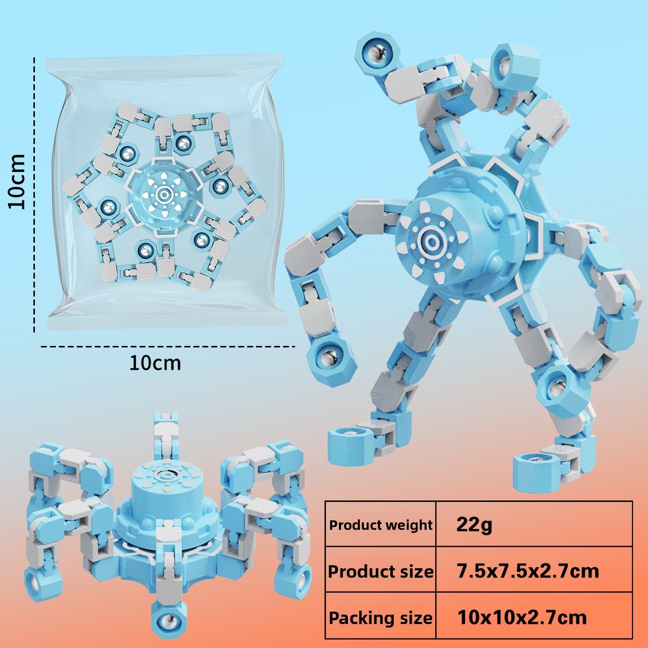 Flexible and Luminescent Gyroscope
