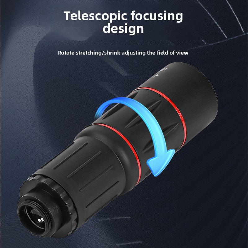 Outdoor 18x25 high-definition mobile phone lens