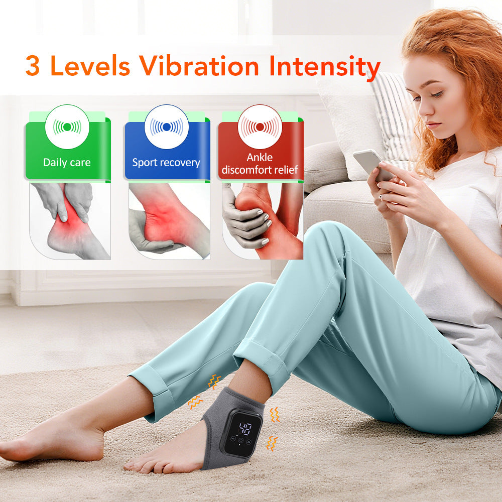 Ankle Massager with Heat Therapy and Vibration