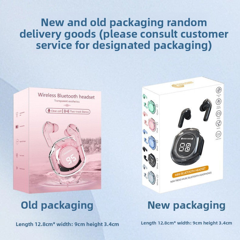 Transparent Bluetooth headphones