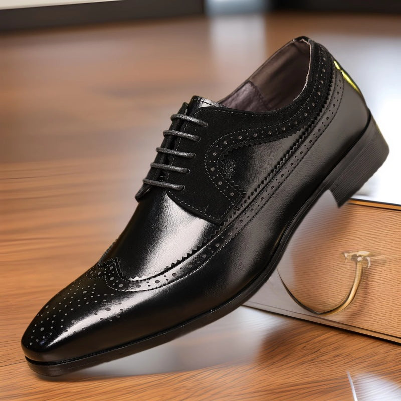 British Style Men's Formal Leather Shoes