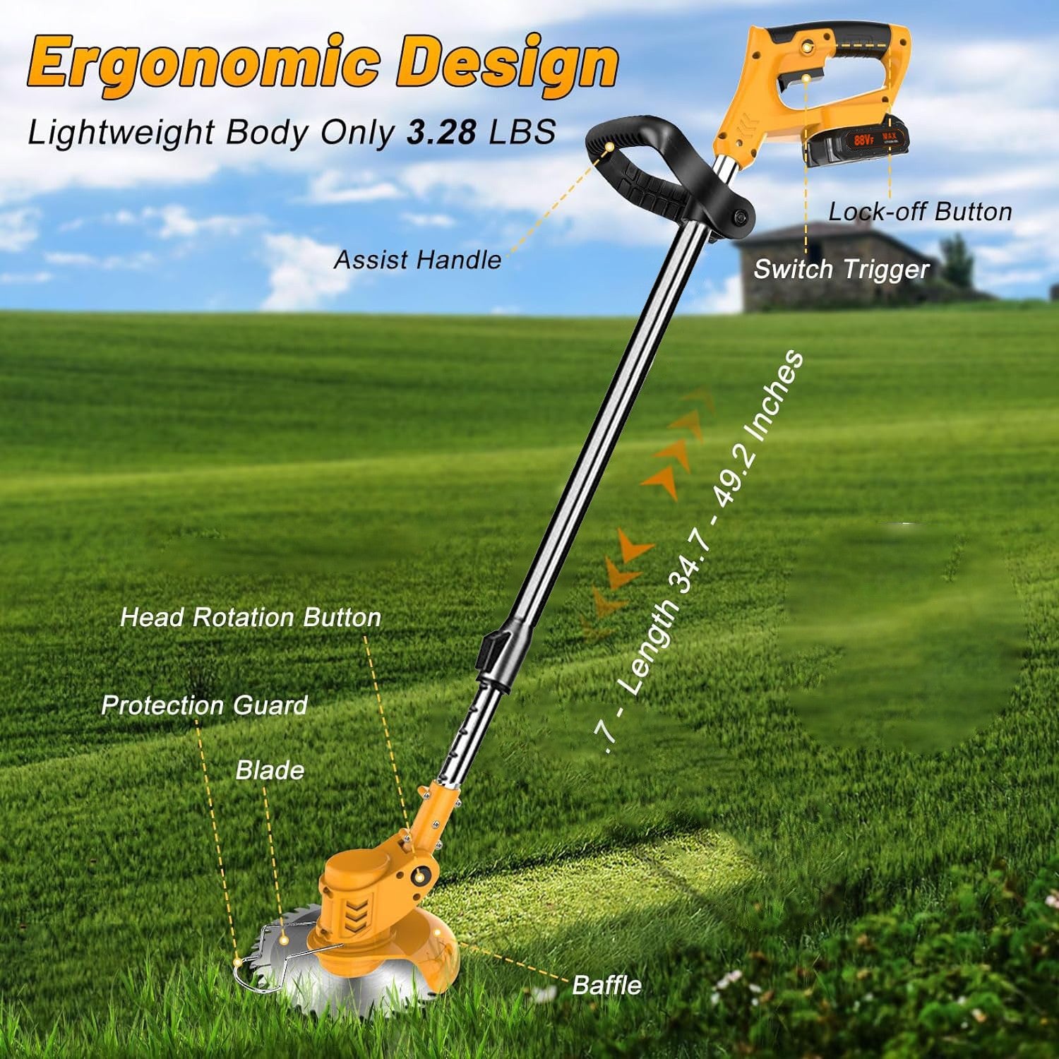 Lithium Battery Lawn Mower