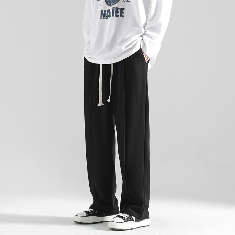 Men's loose wide-leg pants