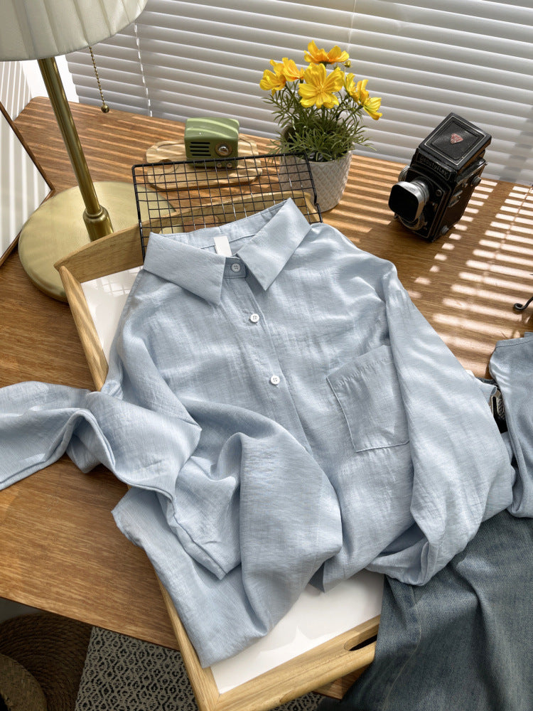 Ice silk sun-protective shirt