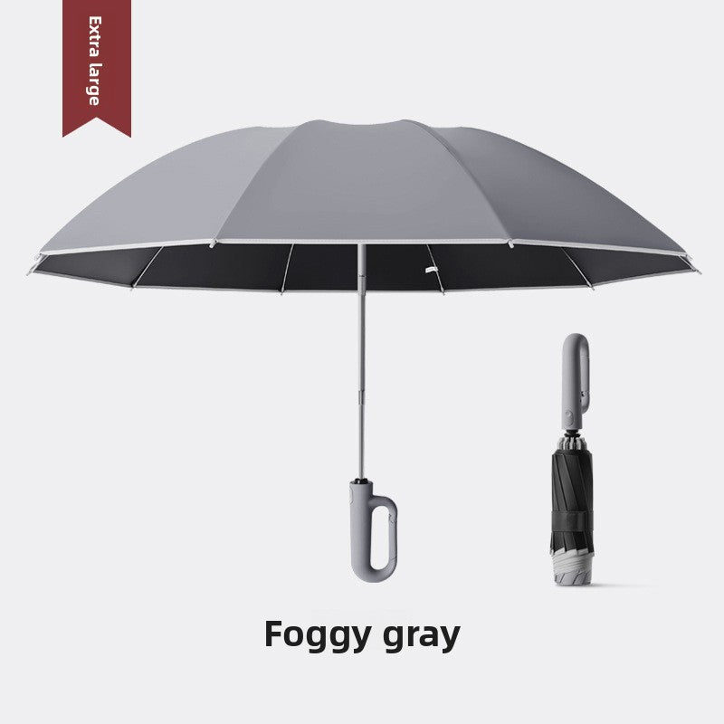 Fully automatic reverse buckle umbrella