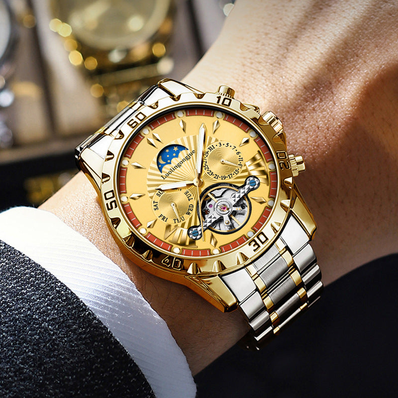 Duke of Lorraine Automatic Mechanical Watch with Moon Phase