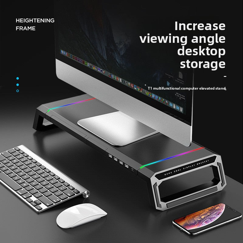 Multi-functional bracket elevation