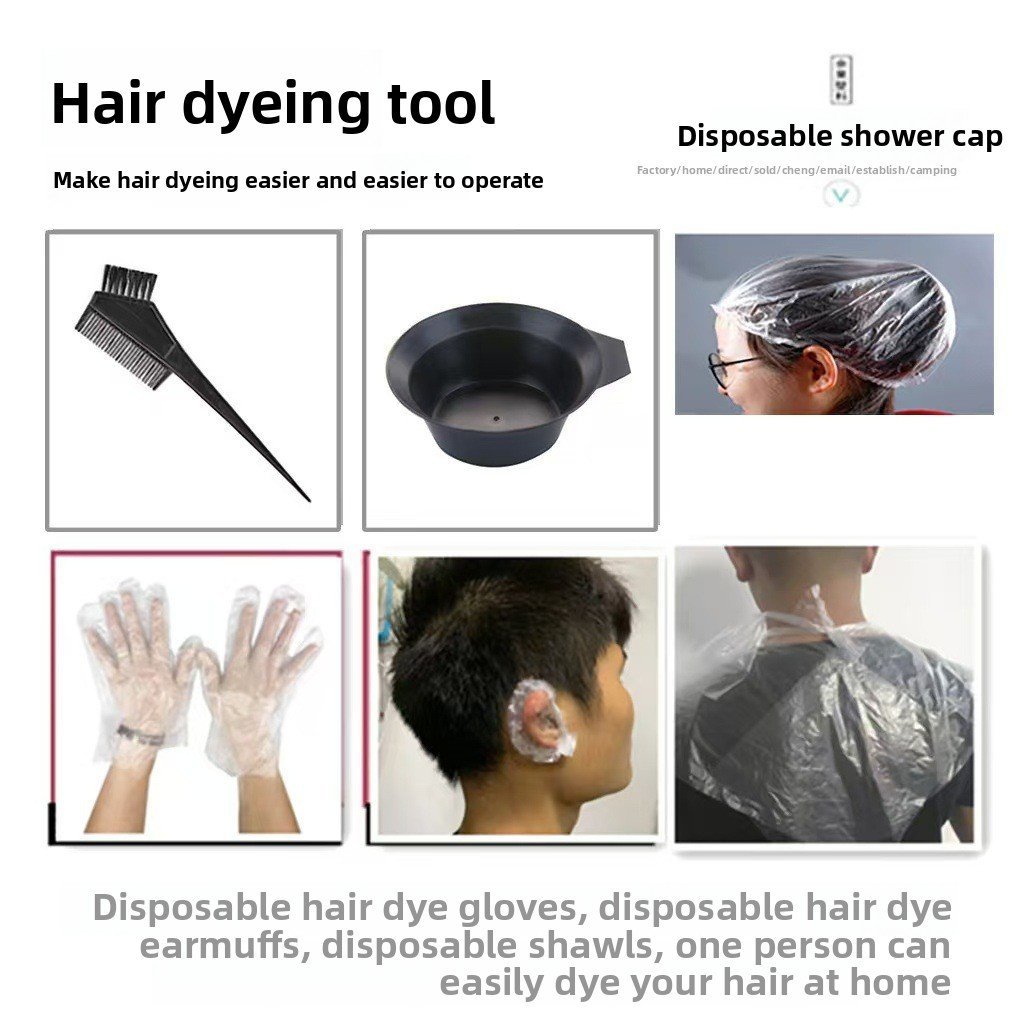 Ammonia-Free Plant-Based Hair Dye Cream for Gray Hair Coverage