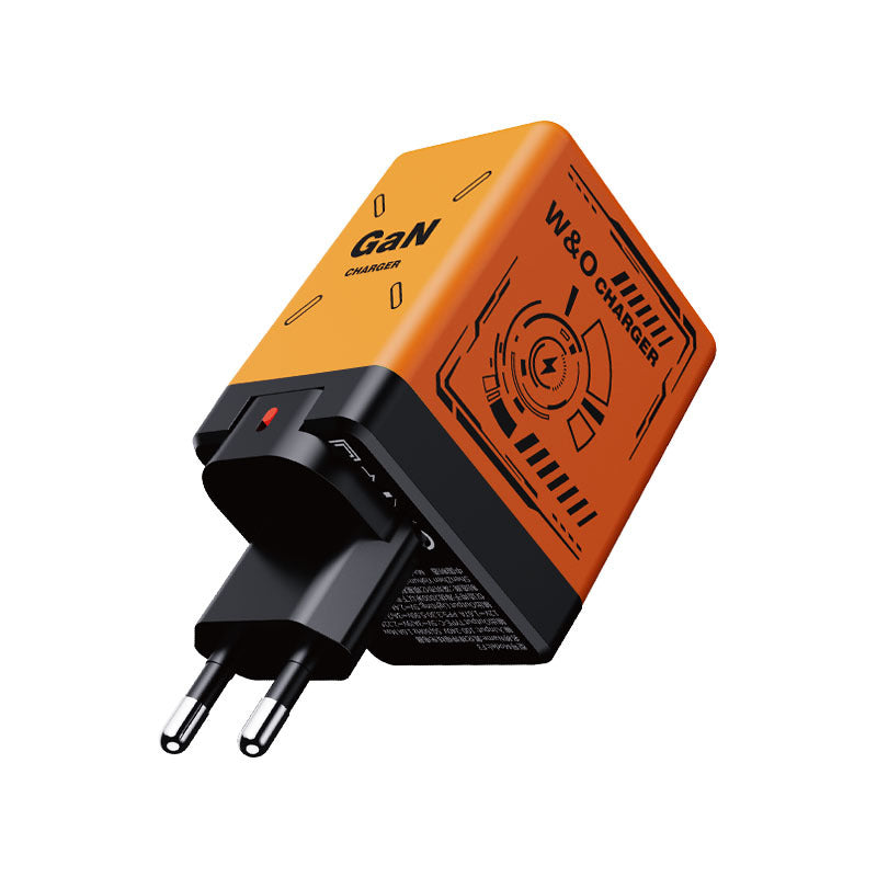 25W Fast Charging Dual Retractable Cable Type-C Charger