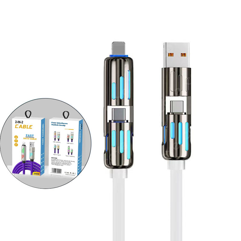 4-in-1 usb mobile phone data cable