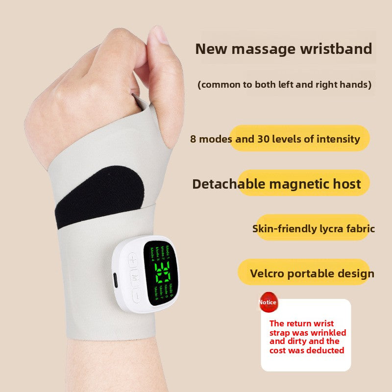 Adjustable EMS Wrist Massager with Heating
